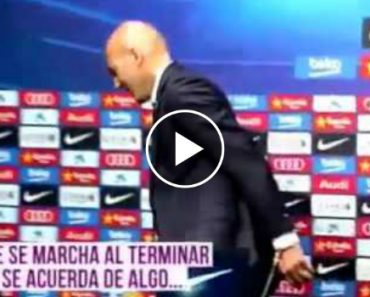 Zidane Quis Deixar Um “Presente” Na Sala De Imprensa Do Barça