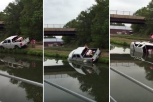 VIDEO: O Dia Não Correu Nada Bem Para o Dono Desta Carrinha