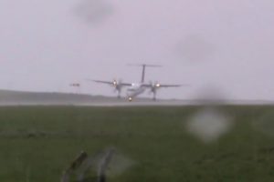 Aterragem Assustadora No Aeroporto Das Flores Nos Açores