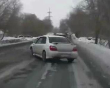 VIDEO: Condutor de Um Subaru Impreza Mostra Maneira Inovadora De Fazer Uma Ultrapassagem