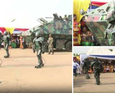 Gana Apresenta o Seu Novo Equipamento Em Bizarro Evento Militar