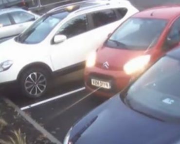 Mesmo Com Um Carro Pequeno, Condutora Tem Grandes Dificuldades Em Estacioná-lo