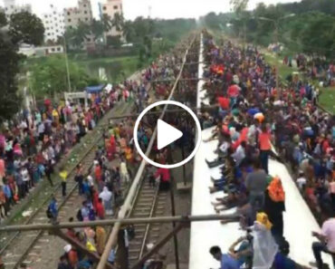 Vídeo Mostra Como é Embarcar Num Comboio No Bangladesh