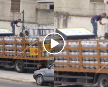 Trabalhador Atento à Segurança No Trabalho Usa Óculos De Proteção Enquanto Solda Em Cima De Bilhas De Gás