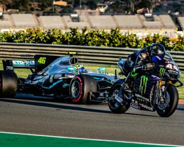 Troca De Papéis: Rossi Num F1 e Hamilton Numa Moto. Este Foi o Resultado