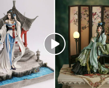 As Impressionantes e Requintadas Esculturas De Fondant Do Rei Do Açúcar Chinês