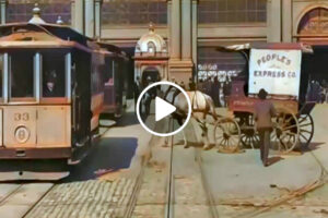 Um Passeio Impressionante Em 4K Pelo Mercado De São Francisco 4 Dias Antes Do Terremoto De 1906