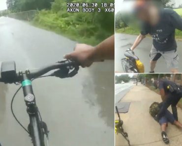 VIDEO: Polícia Pede Bicicleta Emprestada Para Perseguir Suspeito De Homicídio