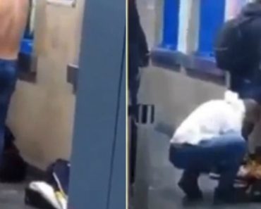 VIDEO: Homem Tira a Camisola e Veste Cão Abandonado Com Frio No Metro