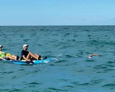 VIDEO: Mulher Nada Durante 24 Horas No Lago Michigan Para Angariar Dinheiro Para a Investigação Da Diabetes