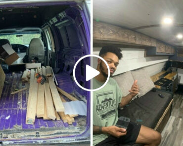 Em Dois Meses Transformou Uma Carrinha Numa Pequena Casa Móvel