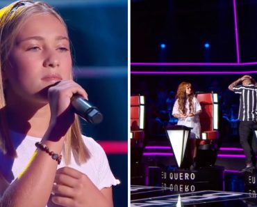Leonor Virou As 4 Cadeiras No The Voice Kids Com o Tema “When I Was Your Man”
