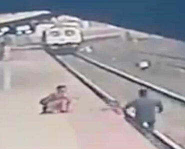 Funcionário Salta Para Carris e Salva Criança No Último Segundo Funcionário Salta Para Carris e Salva Criança No Último Segundo