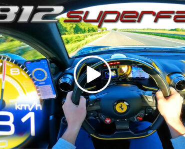 Ferrari 812 Superfast V12 a 331km/h Na Autobahn