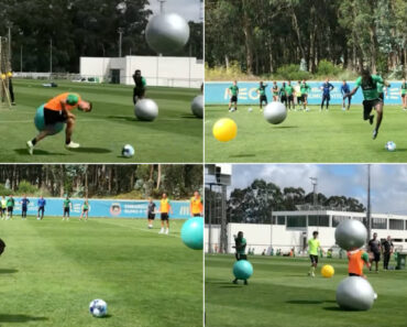 Rio Ave Inova No Treino Com “Tiros à Queima Roupa” Com Bolas Gigantes
