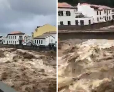 Vídeo Mostra Força De Ribeira Após Chuva Intensa Nos Açores