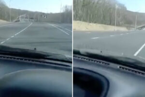 Curva Em Estrada Na Rússia Leva Condutores a Circularem Em “Contra-Mão”