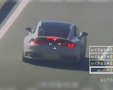 Helicóptero Pegasus Caça Porsche a 285 km/h Numa Autoestrada