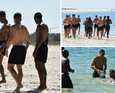 Fulham Rendeu-se Às Praias Portuguesas e Optou Por Um Treino Diferente