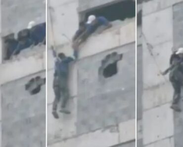 Colegas De Trabalho Resgatam Funcionário Que Ficou Pendurado Em Obra Colegas De Trabalho Resgatam Funcionário Que Ficou Pendurado Em Obra