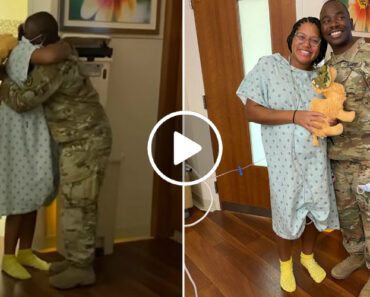 Militar Destacado No Iraque Surpreende Mulher Grávida Antes Do Parto