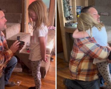 Ajoelha-se Em Frente à Enteada e Pede Para Ser Seu Pai “Para Sempre” Ajoelha-se Em Frente à Enteada e Pede Para Ser Seu Pai “Para Sempre”