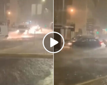 Chuva Forte Provoca Inundações e Caos Em Quarteira