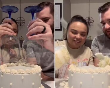 Casal Encomenda Bolo Para Revelação Do Sexo Do Bebé e é Surpreendido Casal Encomenda Bolo Para Revelação Do Sexo Do Bebé e é Surpreendido