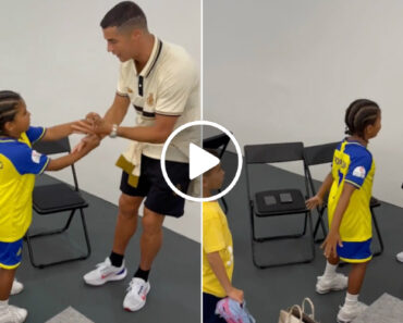Ronaldo Faz o Famoso “Siiiii” Com o Filho De Kim Kardashian