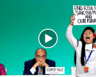 Ativista Climática De 12 Anos Invade Palco Da COP28 e é Detida Ativista Climática De 12 Anos Invade Palco Da COP28 e é Detida