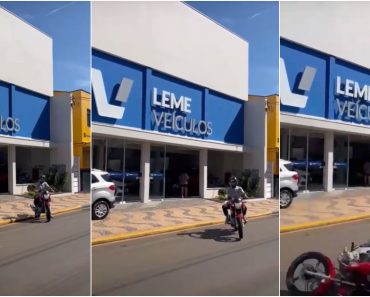 Momento Em Que Cliente Sai Da Concessionária Com a Moto Nova Mas Acaba Por Ter Acidente Momento Em Que Cliente Sai Da Concessionária Com a Moto Nova Mas Acaba Por Ter Acidente