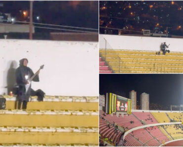 Nunca Antes Visto: Homem Dá Concerto De Guitarra Na Bancada Durante Jogo Da Libertadores Nunca Antes Visto: Homem Dá Concerto De Guitarra Na Bancada Durante Jogo Da Libertadores