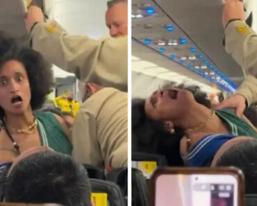 Mulher é Detida a Bordo De Avião e a Sua Exagerada Reação Tornou-se Viral Mulher é Detida a Bordo De Avião e a Sua Exagerada Reação Tornou-se Viral