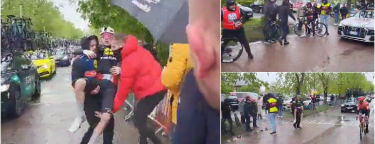 Ciclista Da Lidl-Trek Sofre Ataque De Hipotermia e é Levado Ao Colo Após Quase Cair Da Bicicleta