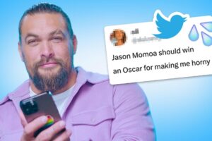 Jason Momoa Lê Os Tweets “Mais Quentes” Das Fãs Atrevidas