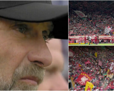Klopp Não Escondeu a Emoção Ao Ouvir “You Never Walk Alone” Pela Penúltima Vez Klopp Não Escondeu a Emoção Ao Ouvir “You Never Walk Alone” Pela Penúltima Vez