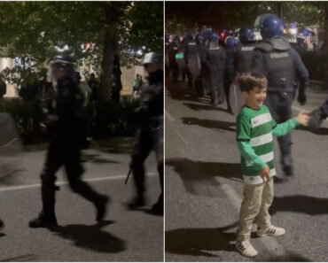 Equipa De Intervenção Rápida Da PSP Teve Gesto De Simpatia Com Jovem Adepto Do Sporting Equipa De Intervenção Rápida Da PSP Teve Gesto De Simpatia Com Jovem Adepto Do Sporting