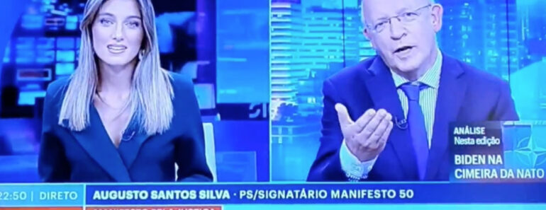 Augusto Santos Silva Protagonizou “Momento Santana Lopes” Em Direto Na SIC Notícias Augusto Santos Silva Protagonizou “Momento Santana Lopes” Em Direto Na SIC Notícias