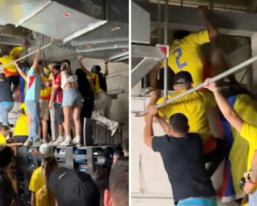 Adeptos Tentaram “Invadir” Final Da Copa América… Pela Ventilação Adeptos Tentaram “Invadir” Final Da Copa América… Pela Ventilação