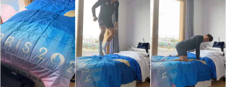 Atleta Britânico Põe à Prova a Cama “Anti-Sexo” Dos Jogos Olímpicos e Vídeo Já é Viral Atleta Britânico Põe à Prova a Cama “Anti-Sexo” Dos Jogos Olímpicos e Vídeo Já é Viral