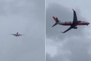 Tufão Shanshan Forçou Avião a Desviar Rota Momentos Antes Da Aterragem
