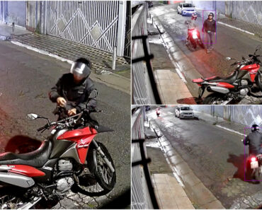 Imagens De Videovigilância Mostram Ladrão a Roubar Uma Moto Em Apenas 27 Segundos