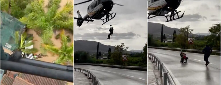 Momento Emocionante Em Espanha Com Uma Criança a Ser Resgatada Após Fortes Chuvas Momento Emocionante Em Espanha Com Uma Criança a Ser Resgatada Após Fortes Chuvas