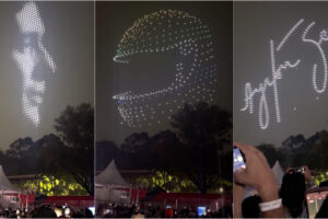 Drones De Dj Alok Projetaram Rosto De Ayrton Senna Durante Evento Da Fórmula 1