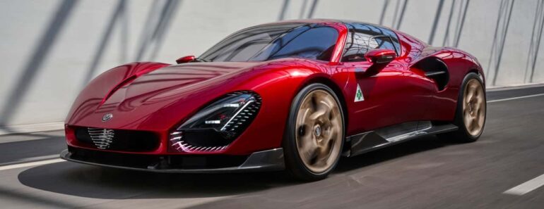 Alfa Romeo Mostra o 33 Stradale a Atingir a Velocidade Máxima Alfa Romeo Mostra o 33 Stradale a Atingir a Velocidade Máxima