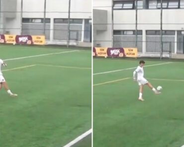 Bola Vinda Do Céu “Cola” No Pé De Afonso Freitas Do Marítimo B e Na Sequência Faz Golo Bola Vinda Do Céu “Cola” No Pé De Afonso Freitas Do Marítimo B e Na Sequência Faz Golo