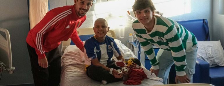 “Rivalidades Só Dentro Das 4 Linhas”: Tomás Araújo e Eduardo Quaresma Juntos Em Iniciativa Solidária No IPO De Lisboa “Rivalidades Só Dentro Das 4 Linhas”: Tomás Araújo e Eduardo Quaresma Juntos Em Iniciativa Solidária No IPO De Lisboa
