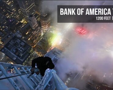 Subiram Ilegalmente à Torre Do Bank Of America Subiram Ilegalmente à Torre Do Bank Of America