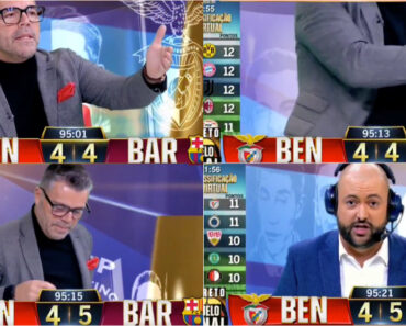 Calado Levantou-se, Atirou Garrafa e Abandonou Estúdio Da CMTV Após 5º Golo Do Barcelona