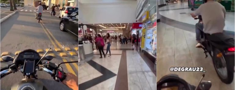 Influenciadores Invadem Shopping De Moto Para Ganhar Visualizações e Acabam Presos Influenciadores Invadem Shopping De Moto Para Ganhar Visualizações e Acabam Presos